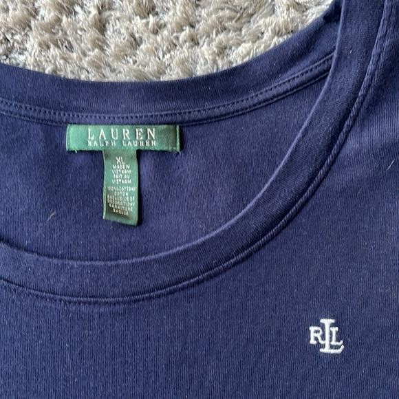 Ralph Lauren Ladies Long Sleeve Blue Top - XL - Picture 2 of 3